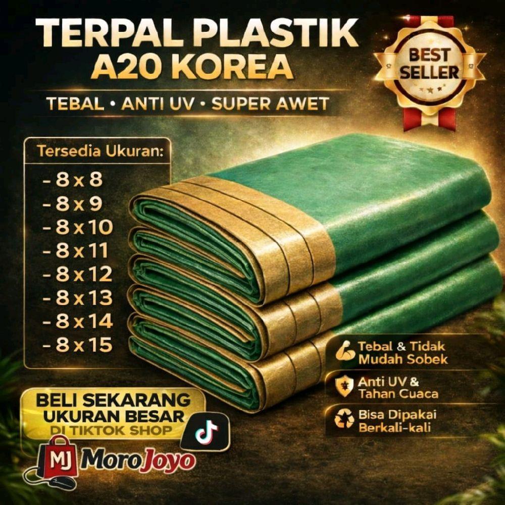 Terpal Korea A20 8x8 8x9 8x10 8x11 8x12 8x13 8x14 8x15 10x10  terpal plastik terpal truk terpal fuso