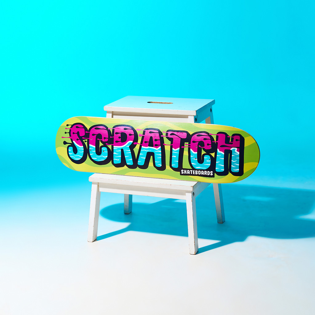 Papan Scratch Skateboard Liquid Series | Skate Deck | Skate Board | Etaks
