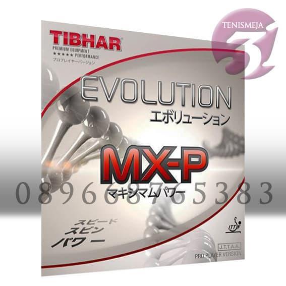 Rubber/Karet tenis meja Tibhar Evolution MX-P - Hitam, 2.1-2.2