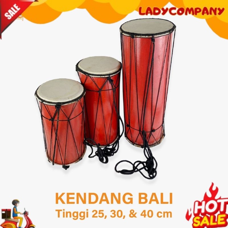 Kendang Bali - Gendang Bali - Alat Musik Bali - Jimbe - Mainan Anak - Mainan tradisi bali - Mainan T