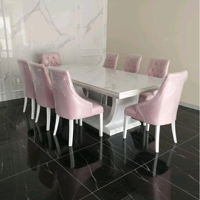 meja makan minimalis meja makan modern bergaransi Furniture Minimalis Kursi Sofa