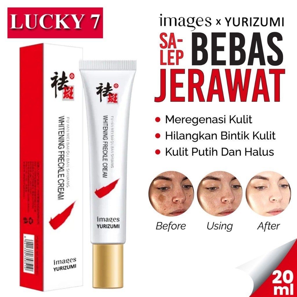 Obat Salep IMAGES x YURIZUMI Cream Ampuh Menghilangkan Flek Bintik Hitam Jerawat dan Bekas Jerawat