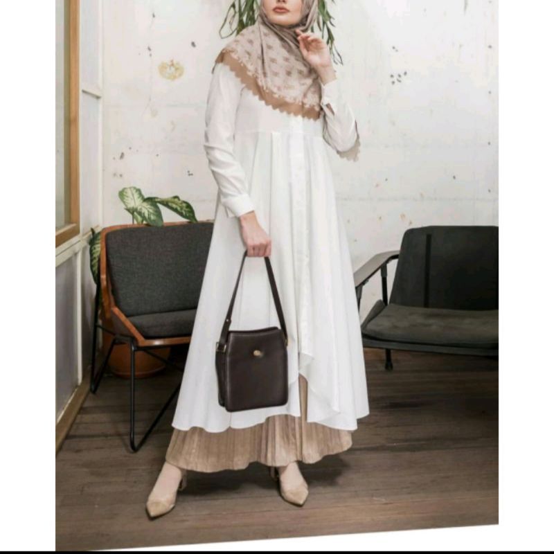 TUNIK PUTIH | ATASAN MILEA KEKINIAN | TUNIK TRAND 2022