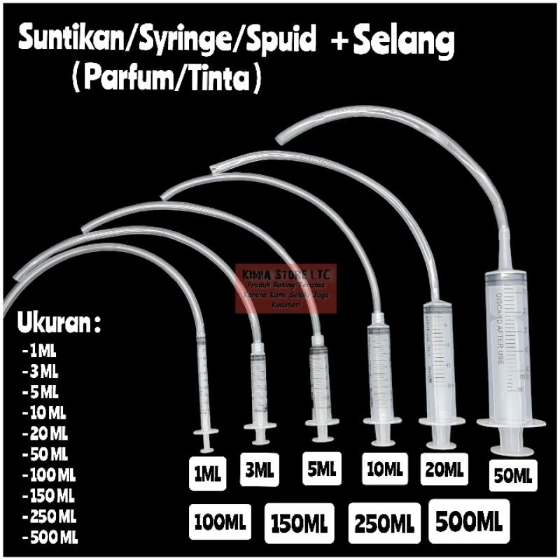 king SUNTIKAN PARFUM + SELANG ( 1ml, 3ml, 5ml, 10ml, 20ml, 50ml & 100ml ) / SYRINGE + SELANG ( SUNTI