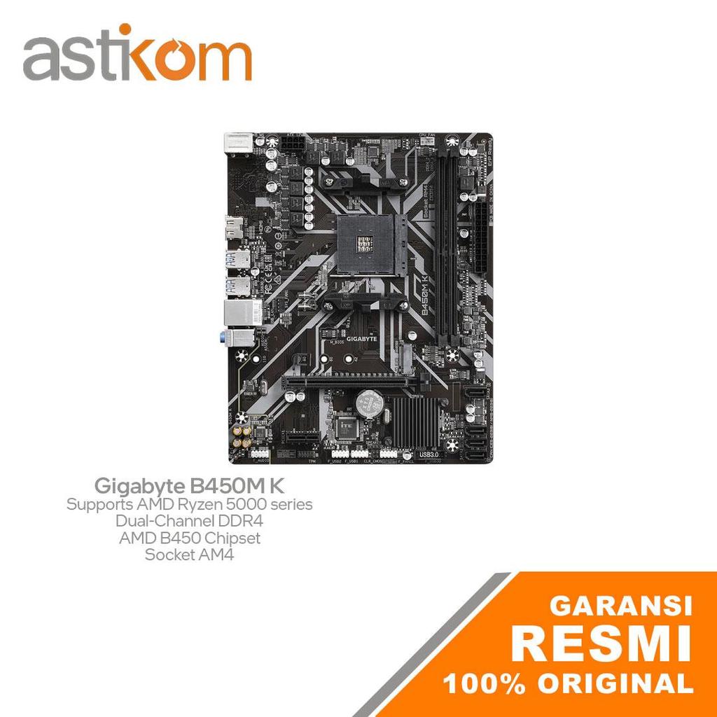 Motherboard Gigabyte B450M K mATX AM4