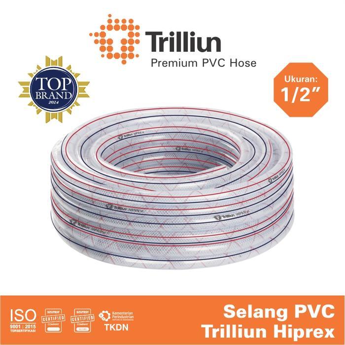Selang Air PVC Trilliun Hiprex 1/2" Inch - 15 Meter