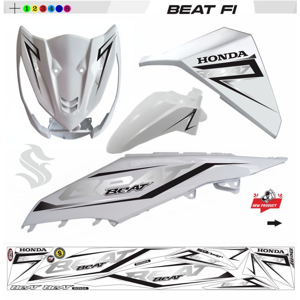 VARIASI VINYL TERLARIS BEAT FI / STRIPING LIS BEAT PGM FI VARIASI