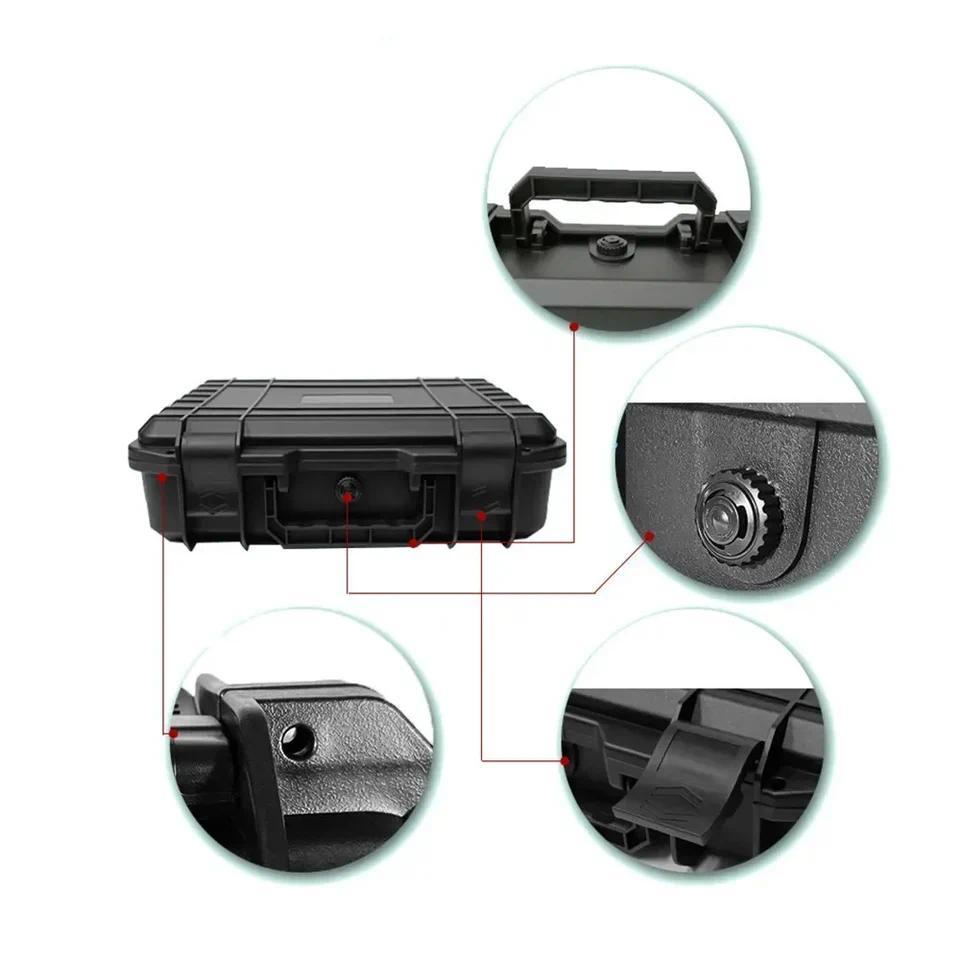 Waterproof Hard Case Toolkit Safety Protector Organizer Harde Toolbox with Sponge Storage Pelican Ca