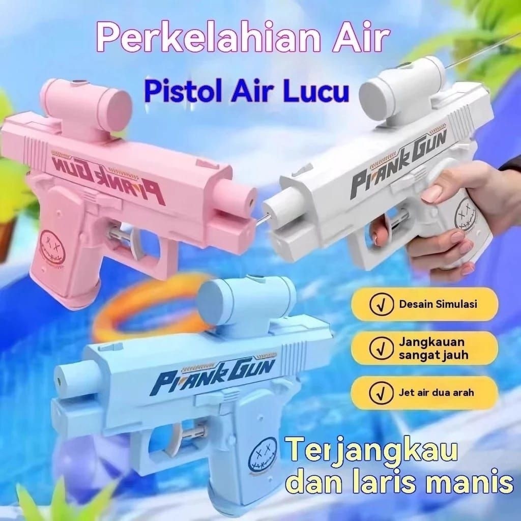 [FS GROSIR] Mainan Pistol Prank Air Anak Anak / 1234 Mainan Air Tembak Tembakan Seru Untuk Anak Anak