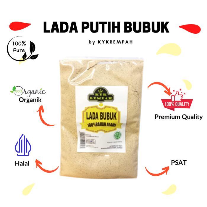 Lada bubuk / Merica / Ground White Pepper [500 gram]