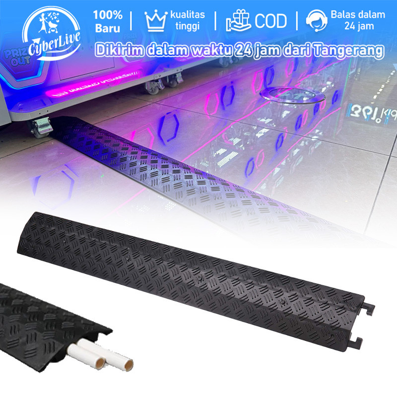 Kabel Duct Lantai Hitam 1 Meter Penutup Kabel Lantai Kabel Ducting Lantai