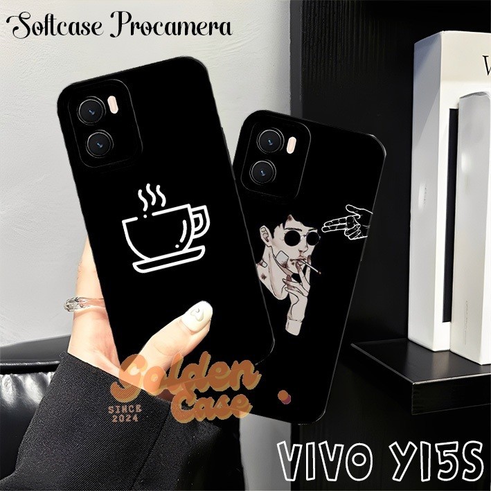 Vivo Y15S Y15A Y01 Y01A Fashion Case Keren - Case Cewek - Case Cowok - Silikon lentur all type handp