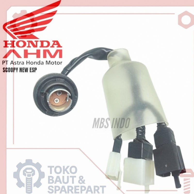 SOCKET BACK LIGHT STOPLAMP HONDA SCOOPY NEW ESP / SOKET PENYAMBUNG KABEL LAMPU BLAKANG HONDA SCOOPY 