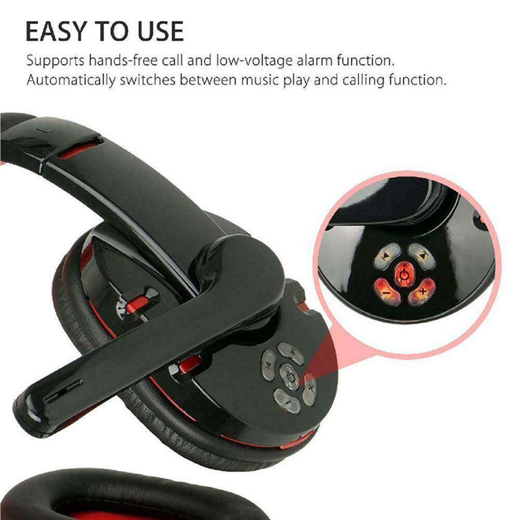 Bluetooth Stereo Wireless Gaming Headset with Mic Headphones Surround for PC Laptop with Mic