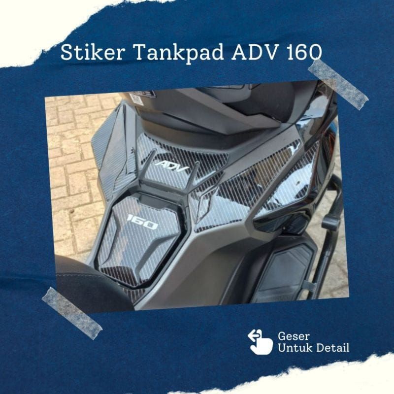 Stiker Tankpad ADV 160 Murah Stiker Deckpad ADV 160 Murah Sticker Tankpad ADV 160 Premium