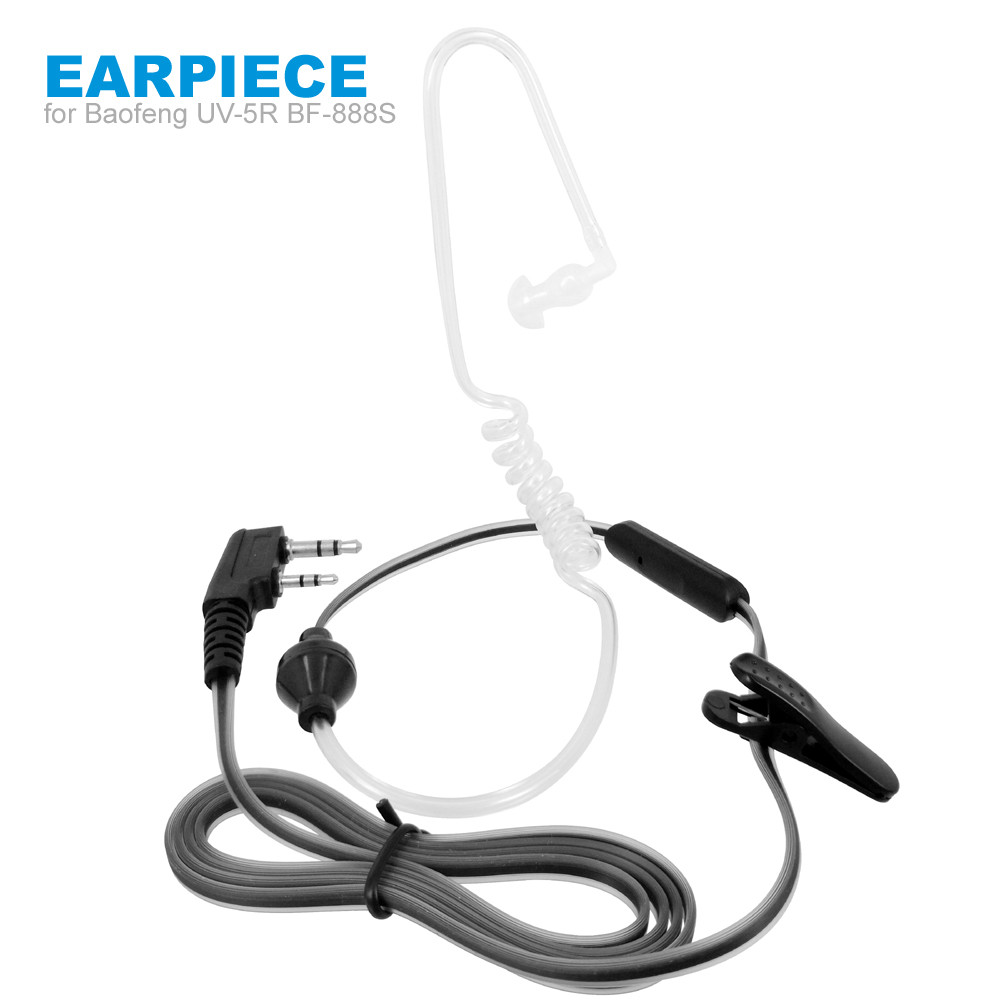 2 Pin Scented Earpiece for Baofeng UV 5R 10R 13 16 17 18 21 Pro BF 888S T20 F22 Kenwood TK-3207 Quan