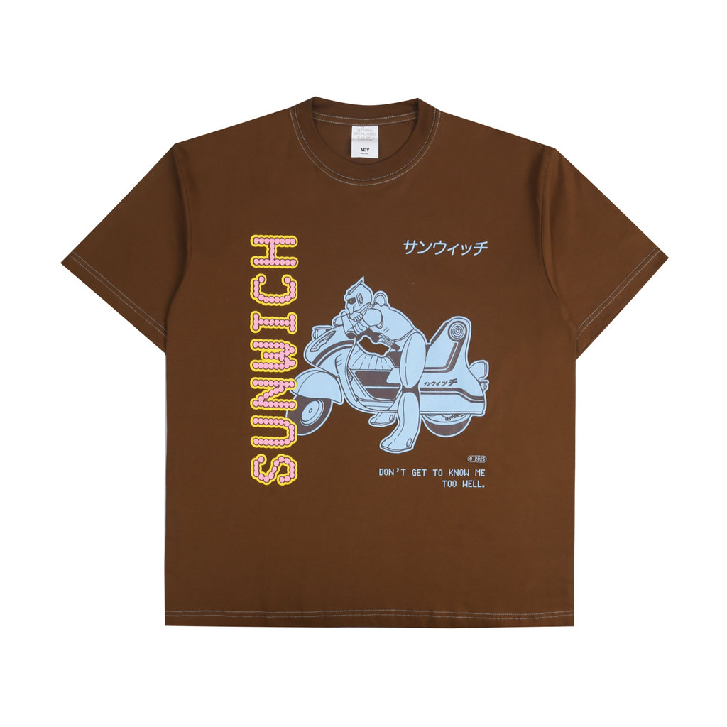 Sunwich - Ridebot - T-shirt - Brown