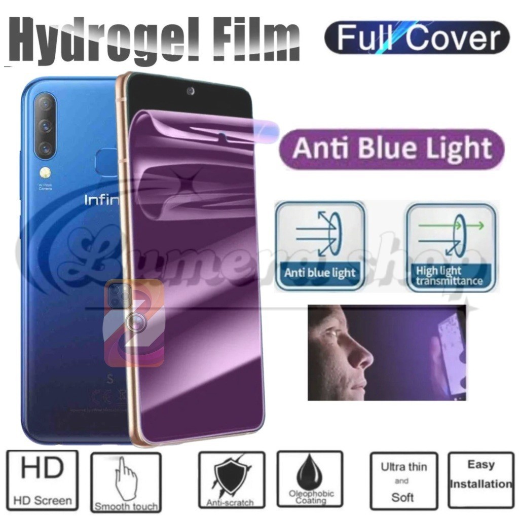 COD Infinix S4 S5 S5 Pro S5 Lite Anti radiasi Hydrogel jelly blue light clear pelindung layar hp