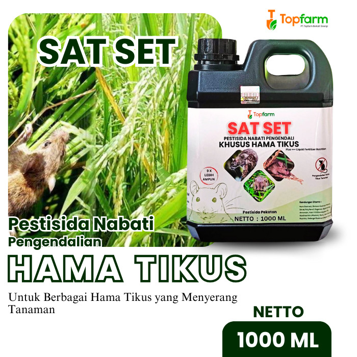 Pestisida Topfarm / Obat Hama Tikus Tanaman / Obat Tanaman Anti Tikus / Obat Tikus Cair Tanaman Padi