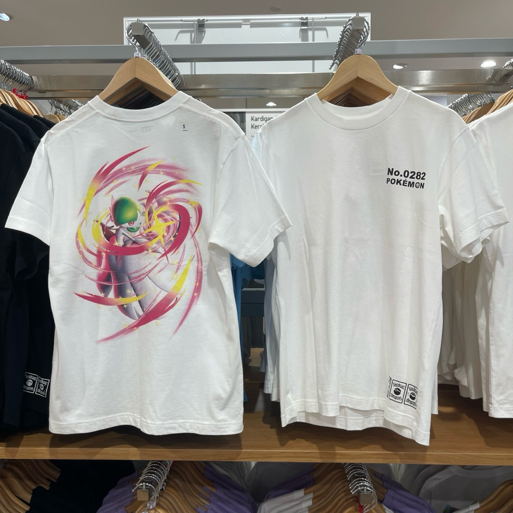 Tshirt Uniqlo Man Pokemon White Katun S-XXXL