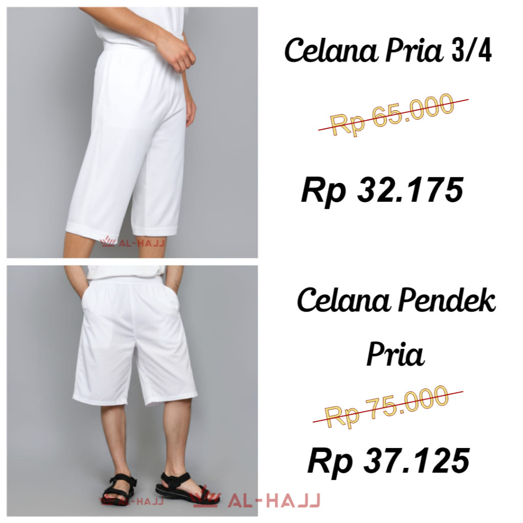 Reject Sale TERBATAS Celana Pria haji dan Umroh