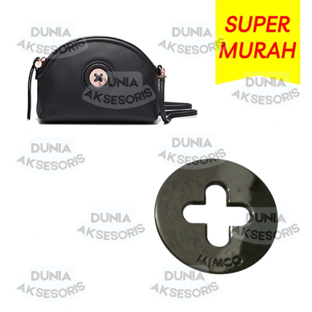 Aksesoris Tas Variasi V173 Logo Plat MMCO (Bulat X) - Aksesoris Tas (IMPORT)