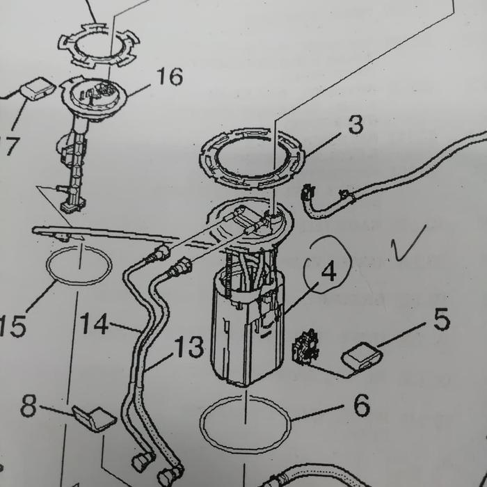 Fuel pump chevrolet captiva diesel nfl Berkualitas
