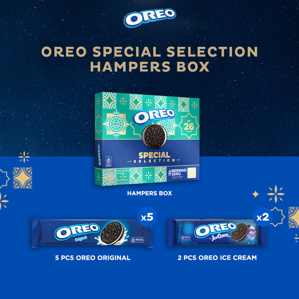 Bundle Hampers Lebaran Isi 4 | Oreo Special Selection & Ritz Special Gift Pack, Parsel Lebaran Gift 