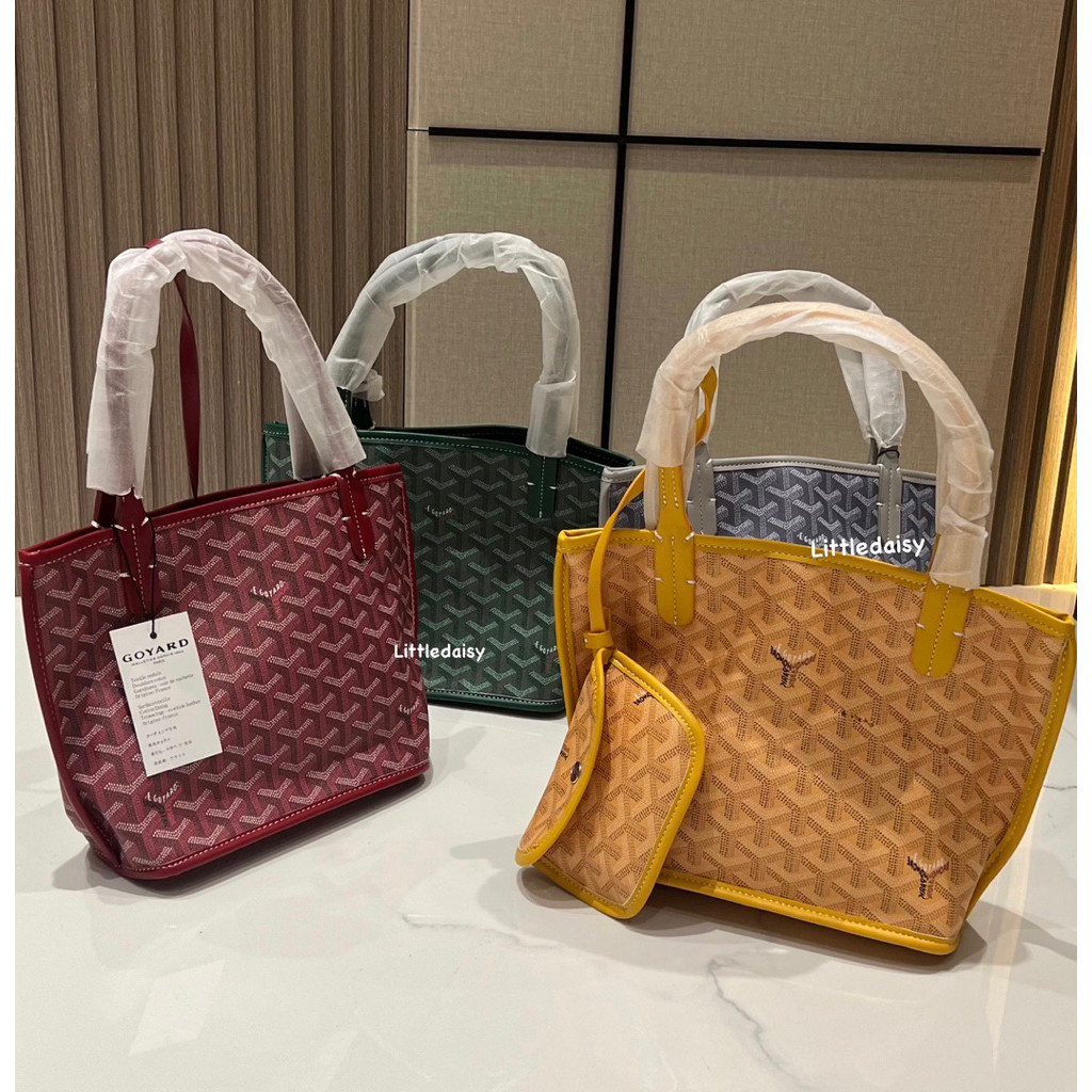 READY STOCK TOTEBAG GYRD PREMIUM / TAS WANITA MINI BEST SELLER / GOYARD MINI ANJOU BAG / TAS BAHU / 