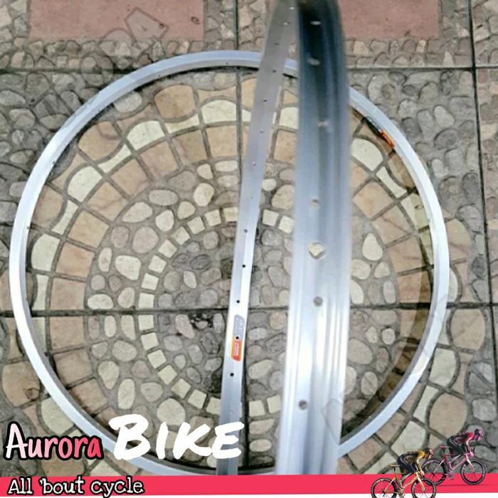 RIMS VELG ARAYA 26 SILVER 36H SINGLE WALL NOT FOLKER PATROL