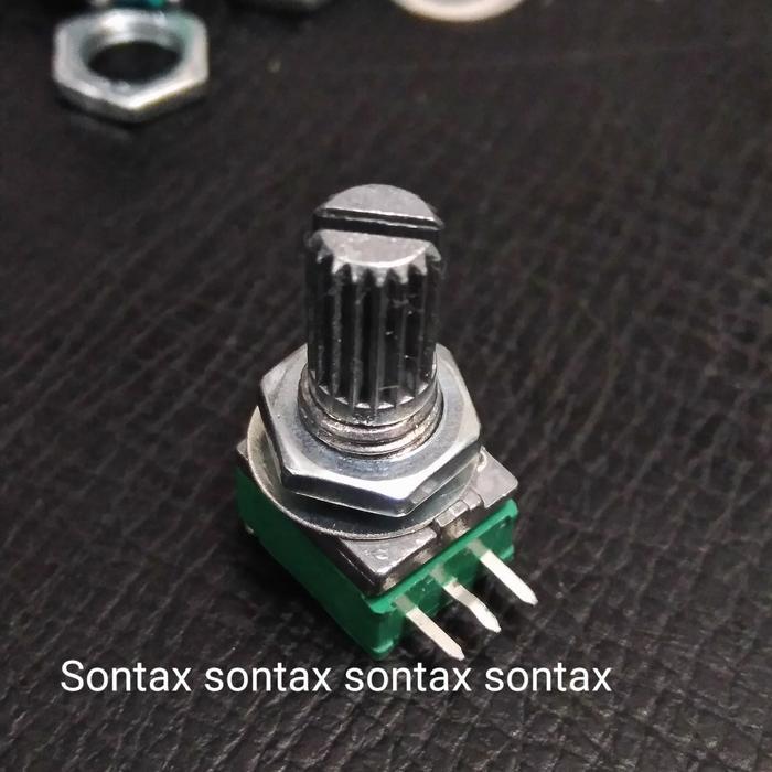 SCelectro b50k b 50k 50 k potensio pot 3pin volume mono model alps hijau