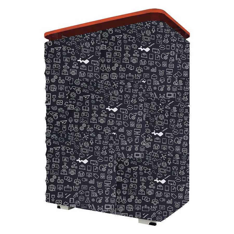 InWin ALICE Orange Top Totem Cloth - Mid Tower ATX Gaming Case