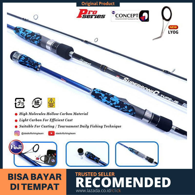 Joran Pancing Daido Supersonic Japan Style Pro Series Panjang 180 meter carbon kuat Original Packing