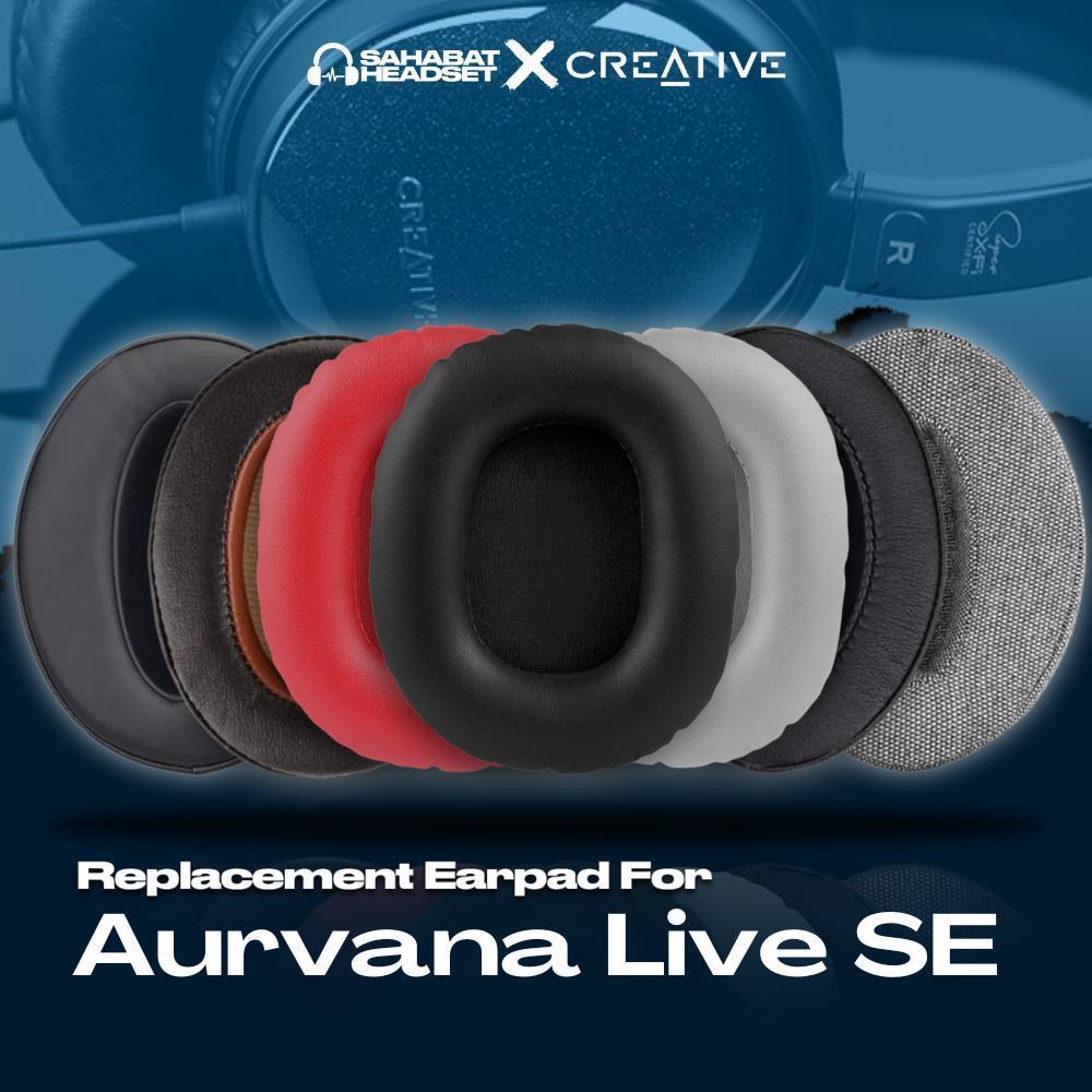 Ear Cushion Earpad Earcup Creative Aurvana Live SE Busa Bantalan Pad Foam