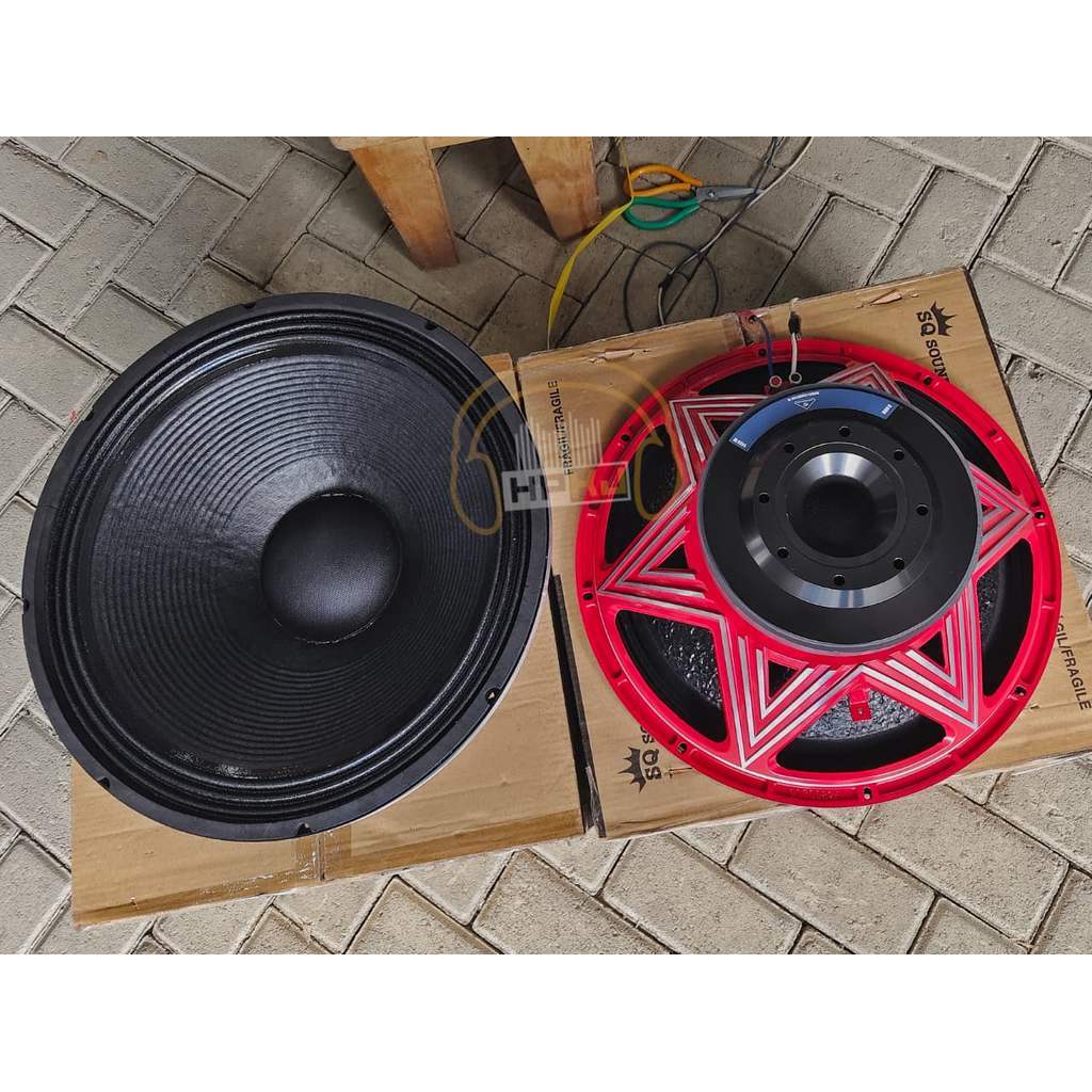 Speaker KOMPONEN SOUNQUEEN 18 HRX 100 18 Inch Speaker 18 Inch SQ 18HRX100