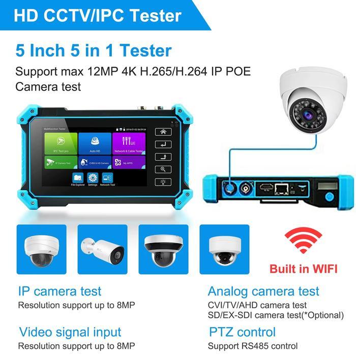 IP Camera tester IPC 5100 Plus CCTV tester