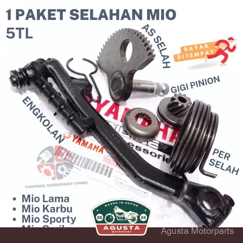 1 SET KOMPLIT ENGKOLAN + AS SELAH + GIGI PINION + PER SELAH / 5TL SATU PAKET SELAHAN MIO SPORTY SEPA
