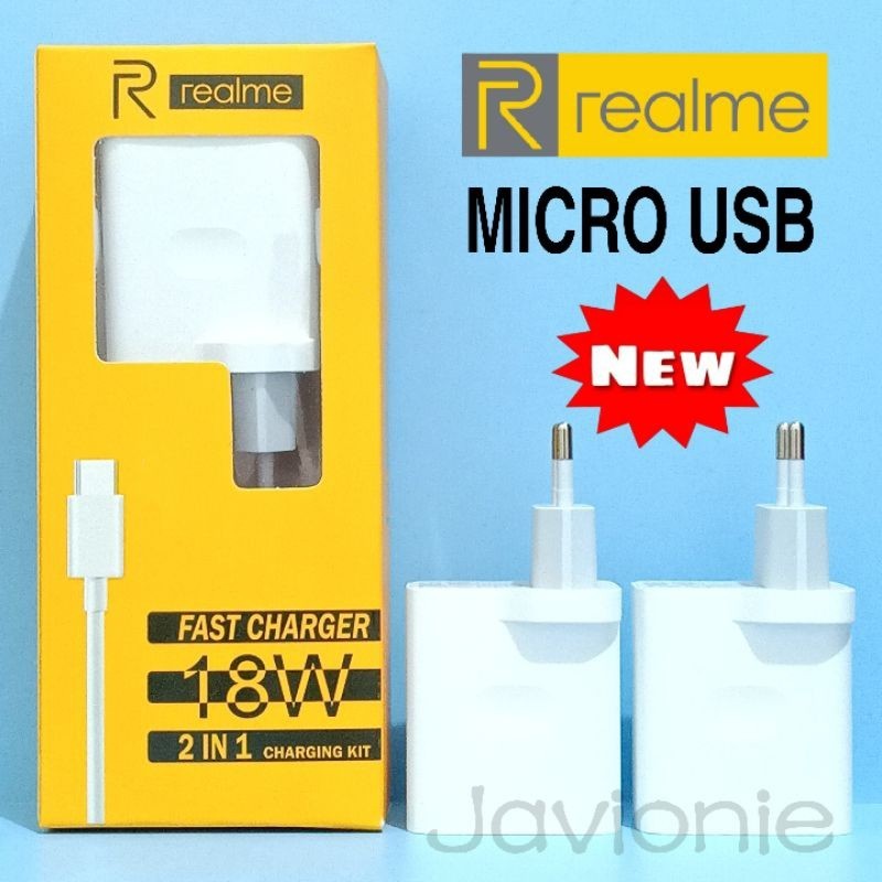 Charger Casan Cas Realme C11 C12 C15 C20 C21 C21Y C25Y C30 C30s C31 C33 NARZO 50i PRIME Original 18W