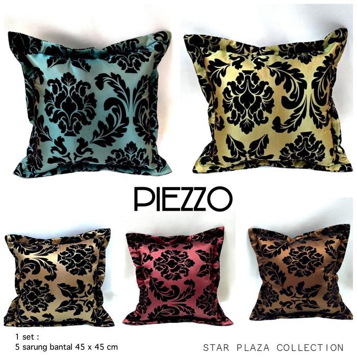 1 Set Sarung Bantal Sofa / Kursi (5 sarung bantal) 45X45 - Piezzo