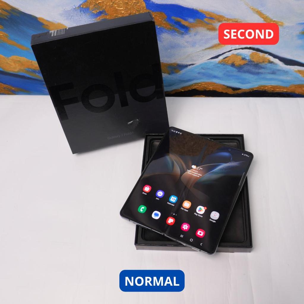 SAMSUNG Z FOLD 4 12/256 GB HP SECOND ORIGINAL SINAR MUTIARA CELL