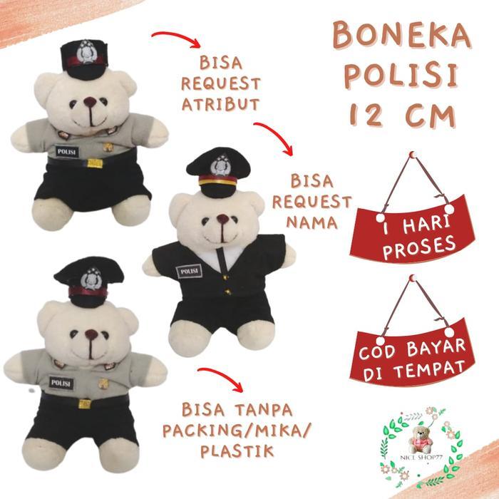 NEW PROMO Boneka Polisi - Kotak Mika