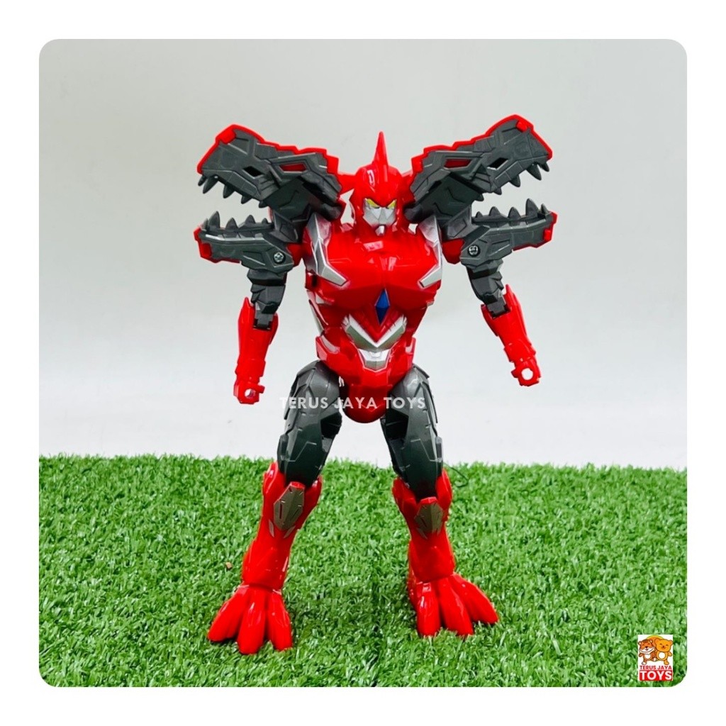 MAINAN ROBOT DINOSAURUS TRANSFORMER DINO DEFORMATION