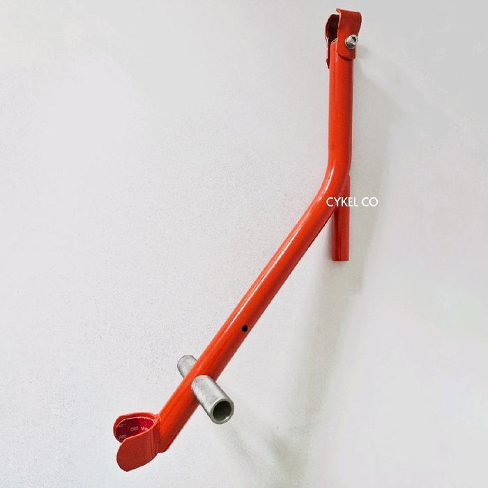 folding bike 16inch brompt child seat - l'orange