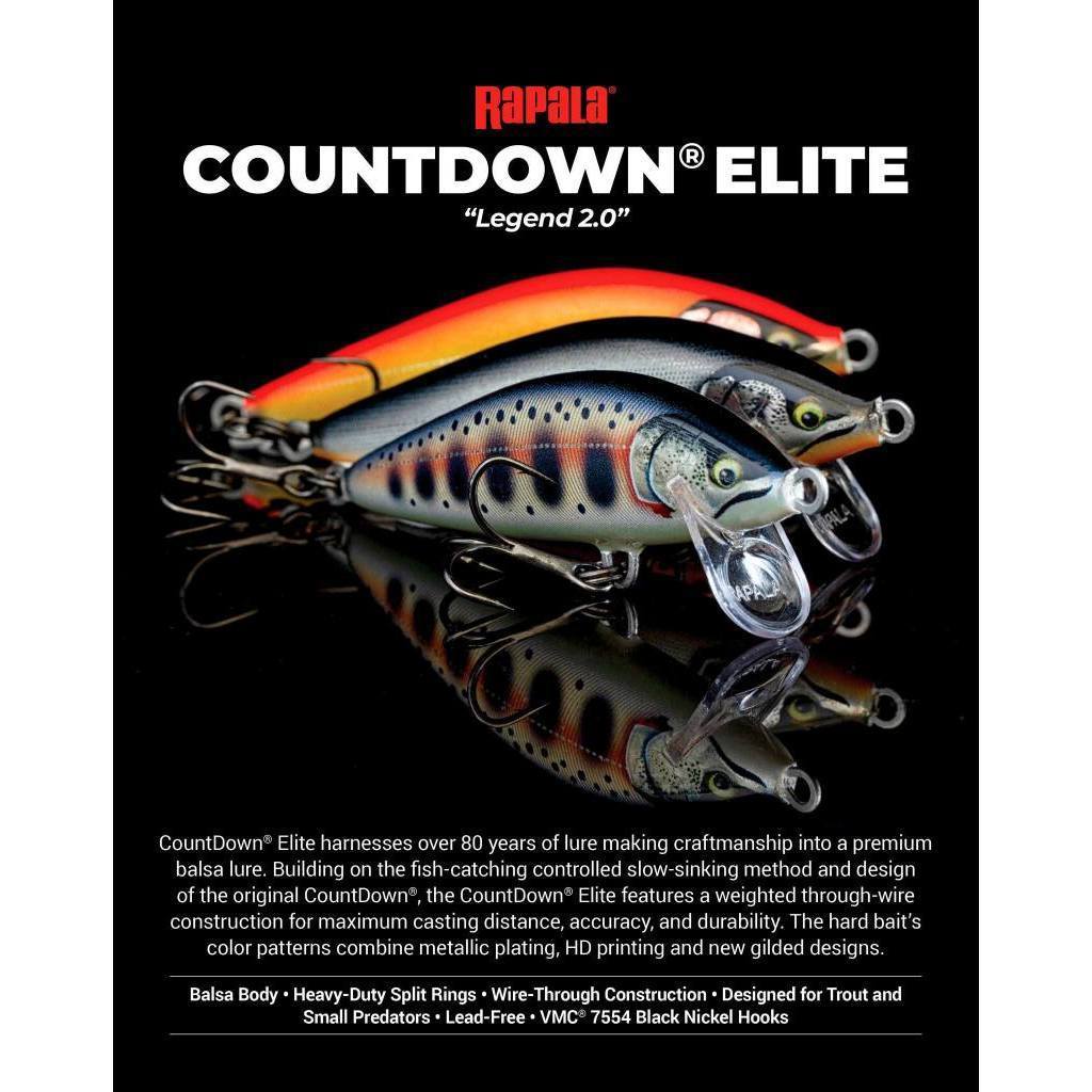 Lure Rapala Countdown Elite Original - Umpan Pancing Minnow CDE35 CDE55 CDE75 CDE95