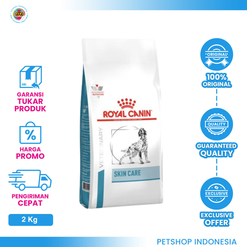 Royal Canin Vet Diet Skin Care Dog 2kg – Makanan Anjing Masalah Kulit