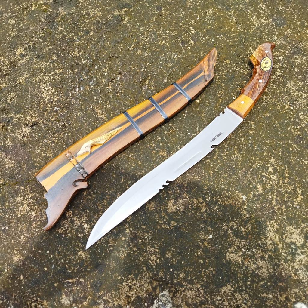 PERKAKAS SUKABUMI GOLOK CIBATU ASLI GOLOK ZELSA MERAH ASLI BAJA PER 100% REAL PICK FULL TANG 35CM