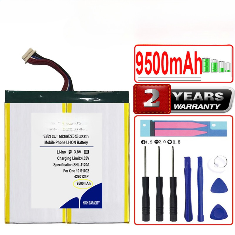 9500mAh 4260124P Battery for Acer One 10 S1002 Laptop Tablet PC