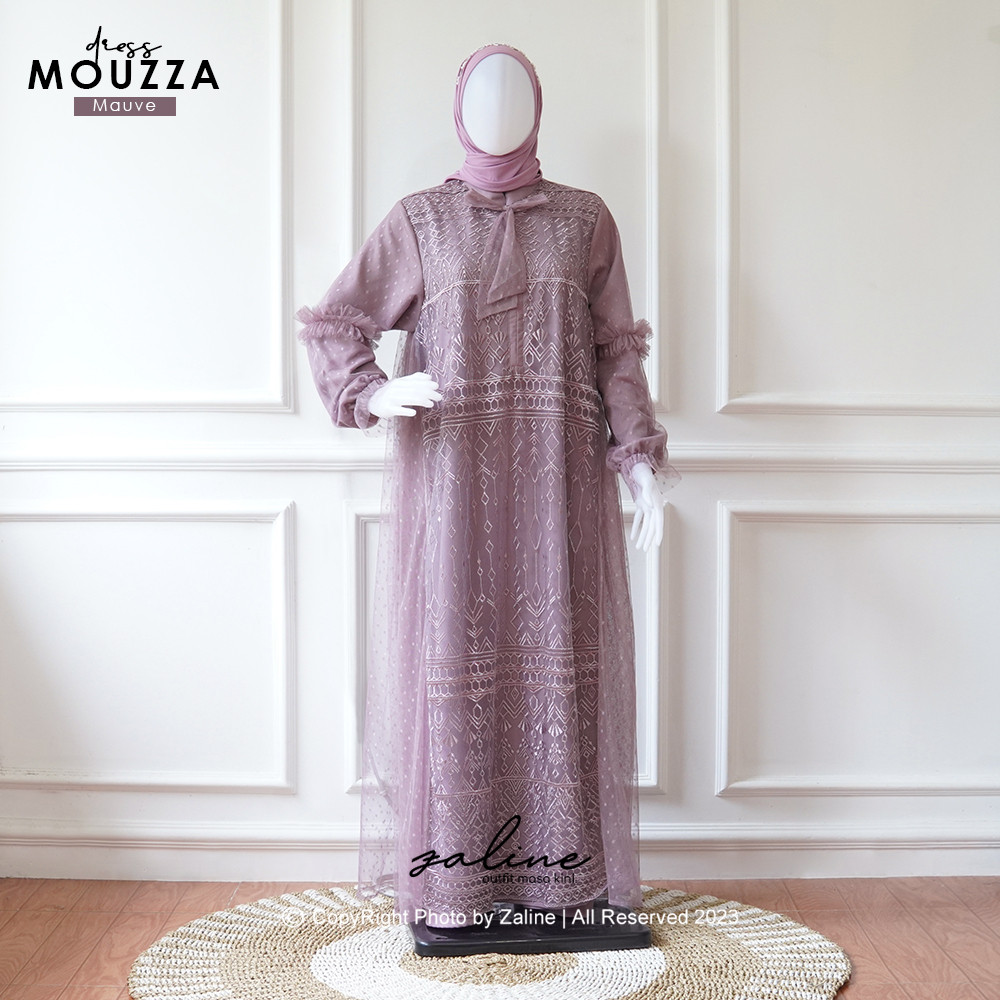 Dress Muslim Kondangan Mewah Kekinian Remaja Jumbo | Gamis Aqiqah Lamaran Wisuda Bridemsmaid