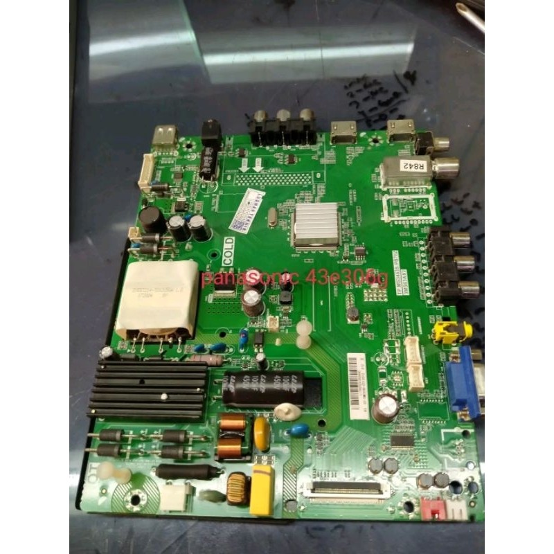 TH-43E306G - Mb - Mainboard - Motherboard - Mobo - Micom - Modul - Mesin Tv LED Panasonic TH-43E306G
