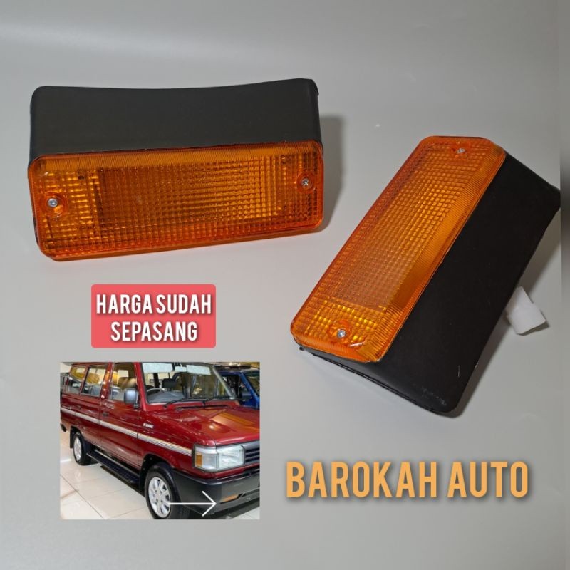 kijang lampu sen bemper mobil kijang grand super harga sudah sepasang